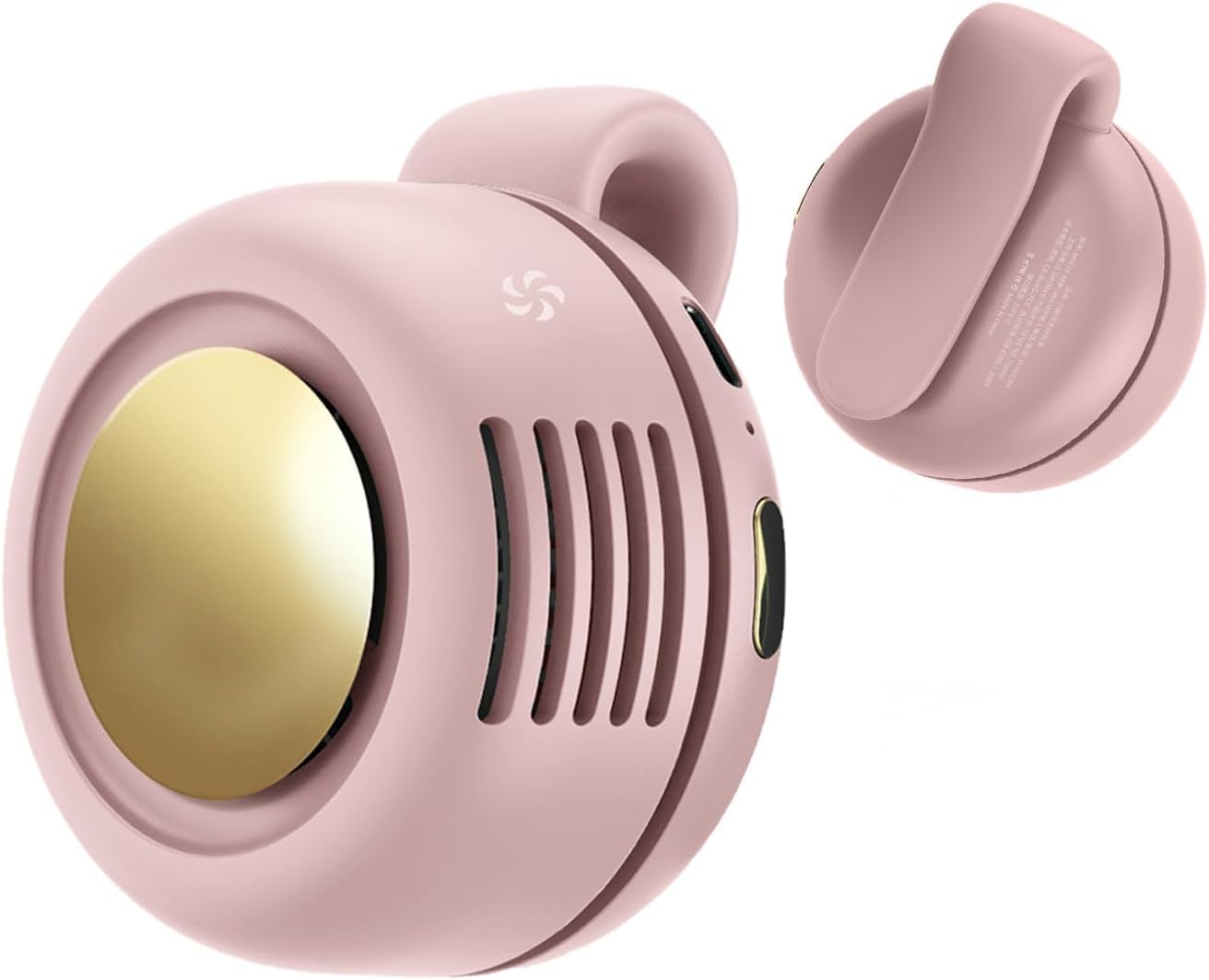 Portable Fan, USB Charging Clip Fan, 3-Speed Silent Mini Fans, 360°Rotating Bladeless Small Fans