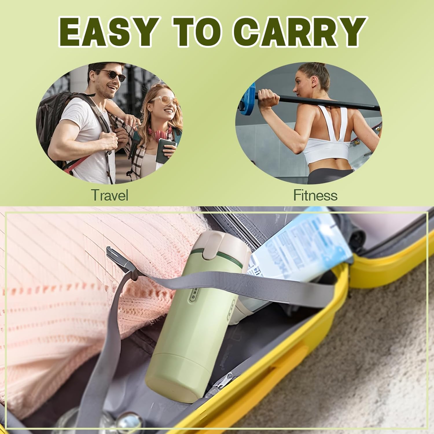 4 in 1 Travel Dispenser Bottles Shampoo Refillable Leak Proof TSA Compliant Size Containers Toiletries Toiletry with Pump Design Portable Organizer Conditioner Lotion Cream Vacation