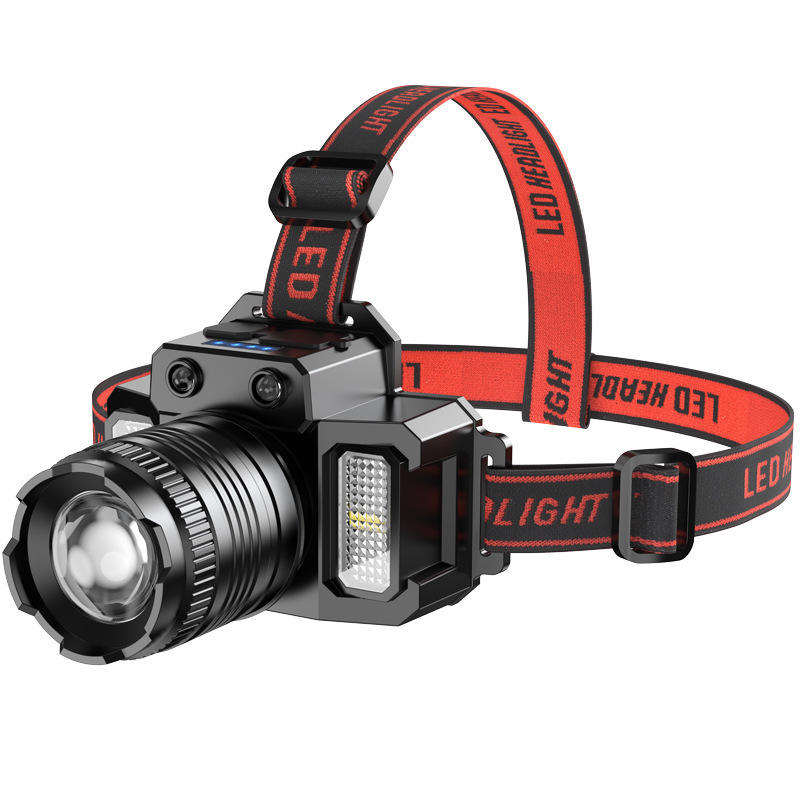 Motion Sensor Rechargeable LED Headlamp – USB-C Waterproof Headlamp for Camping, Hiking & Work